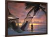 Women on Beach, Ari Atoll, White Sands Island-Angelo Cavalli-Framed Photographic Print