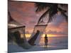 Women on Beach, Ari Atoll, White Sands Island-Angelo Cavalli-Mounted Photographic Print