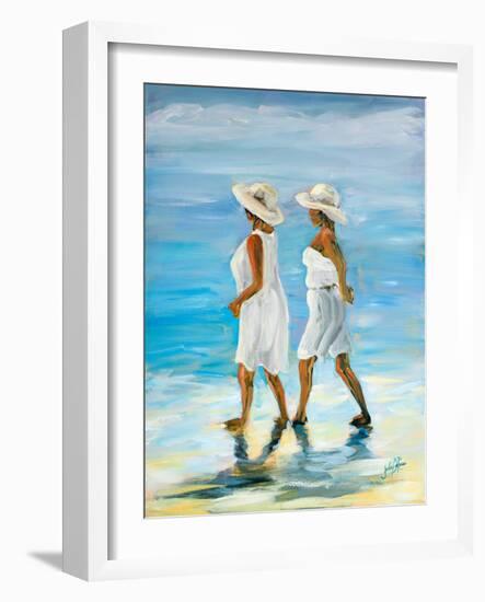 Women on Beach I-Julie DeRice-Framed Art Print