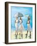 Women on Beach II-Julie DeRice-Framed Art Print
