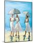 Women on Beach II-Julie DeRice-Mounted Art Print