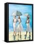 Women on Beach II-Julie DeRice-Framed Stretched Canvas