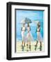 Women on Beach II-Julie DeRice-Framed Art Print