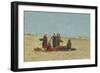 Women on the Beach at Berck, 1881-Eugene Louis Boudin-Framed Giclee Print