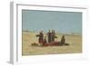 Women on the Beach at Berck, 1881-Eugene Louis Boudin-Framed Giclee Print