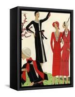 Women on the golf course in spring, 1931.-null-Framed Stretched Canvas
