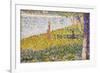 Women on the River Bank-Georges Seurat-Framed Giclee Print