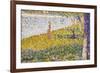 Women on the River Bank-Georges Seurat-Framed Giclee Print