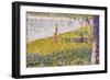 Women on the River Bank-Georges Seurat-Framed Giclee Print