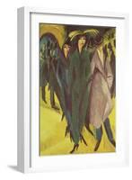 Women on the Street, 1915-Ernst Ludwig Kirchner-Framed Giclee Print