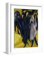 Women on the Street I-Ernst Ludwig Kirchner-Framed Art Print