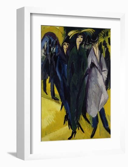 Women on the Street I-Ernst Ludwig Kirchner-Framed Art Print