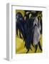 Women on the Street I-Ernst Ludwig Kirchner-Framed Art Print