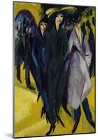 Women on the Street I-Ernst Ludwig Kirchner-Mounted Art Print