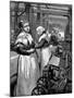 Women Operatives Tending Power Looms in a Yorkshire Woollen Mill, 1883-null-Mounted Giclee Print