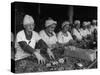 Women Packaging Bay Leaves in A&P Plant-Herbert Gehr-Stretched Canvas