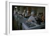 Women Packing Caviar Into Glass Jars for Export at Astrakhan Fish Complex Processing Plant-Carl Mydans-Framed Photographic Print