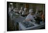 Women Packing Caviar Into Glass Jars for Export at Astrakhan Fish Complex Processing Plant-Carl Mydans-Framed Photographic Print