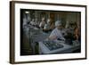 Women Packing Caviar Into Glass Jars for Export at Astrakhan Fish Complex Processing Plant-Carl Mydans-Framed Photographic Print