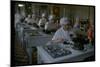 Women Packing Caviar Into Glass Jars for Export at Astrakhan Fish Complex Processing Plant-Carl Mydans-Mounted Photographic Print