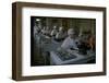 Women Packing Caviar Into Glass Jars for Export at Astrakhan Fish Complex Processing Plant-Carl Mydans-Framed Premium Photographic Print