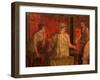 Women Performing Cult of Eleusinian Mystery, Fresco, from Villa of Mysteries, Pompeii-null-Framed Giclee Print