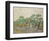 Women Picking Olives, 1889-Vincent van Gogh-Framed Giclee Print