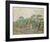 Women Picking Olives, 1889-Vincent van Gogh-Framed Giclee Print