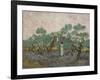 Women Picking Olives-Vincent van Gogh-Framed Art Print