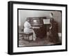 Women Playing a Player Piano and a Violin, New York, 1907-Byron Company-Framed Giclee Print