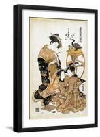 Women Playing Go-null-Framed Giclee Print