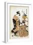 Women Playing Go-null-Framed Premium Giclee Print