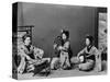 Women Playing Traditional Japanese Instruments-null-Stretched Canvas