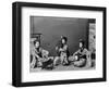 Women Playing Traditional Japanese Instruments-null-Framed Photographic Print