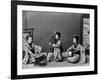 Women Playing Traditional Japanese Instruments-null-Framed Photographic Print