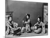 Women Playing Traditional Japanese Instruments-null-Mounted Photographic Print