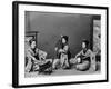 Women Playing Traditional Japanese Instruments-null-Framed Photographic Print