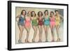 Women Posing in Bathing Suits-null-Framed Photo