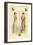 Women Posing in Their New Dresses-null-Framed Art Print