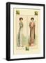 Women Posing in Their New Dresses-null-Framed Art Print