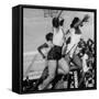 Women Racing in the Pan Am Games-George Silk-Framed Stretched Canvas