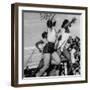 Women Racing in the Pan Am Games-George Silk-Framed Photographic Print