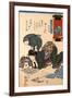 Women Reading a News Paper-Kuniyoshi Utagawa-Framed Giclee Print