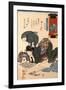 Women Reading a News Paper-Kuniyoshi Utagawa-Framed Giclee Print