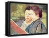 Women Reading-Mary Cassatt-Framed Stretched Canvas