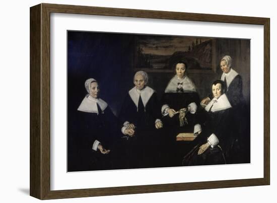 Women Regents of the Haarlem Almshouse-Frans Hals-Framed Giclee Print