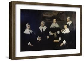 Women Regents of the Haarlem Almshouse-Frans Hals-Framed Giclee Print