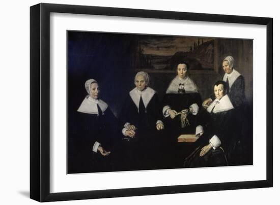 Women Regents of the Haarlem Almshouse-Frans Hals-Framed Giclee Print