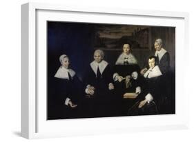 Women Regents of the Haarlem Almshouse-Frans Hals-Framed Giclee Print