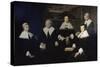 Women Regents of the Haarlem Almshouse-Frans Hals-Stretched Canvas